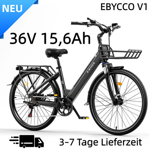 Ebycco v1 elektrofahrrad - 28'',